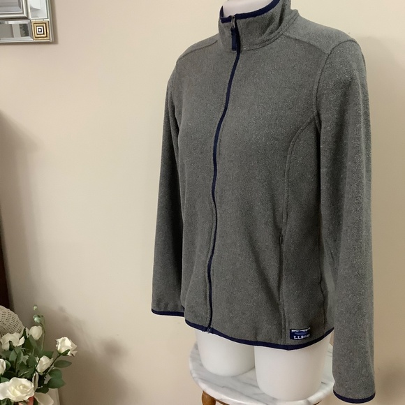 LLBean Womens Fleece Jacket Sz S fits S-M 34-35” bust nicely - Picture 5 of 11